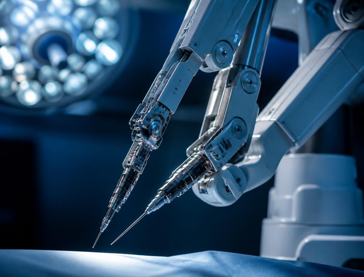 Robotic surgical instruments in an operating theater